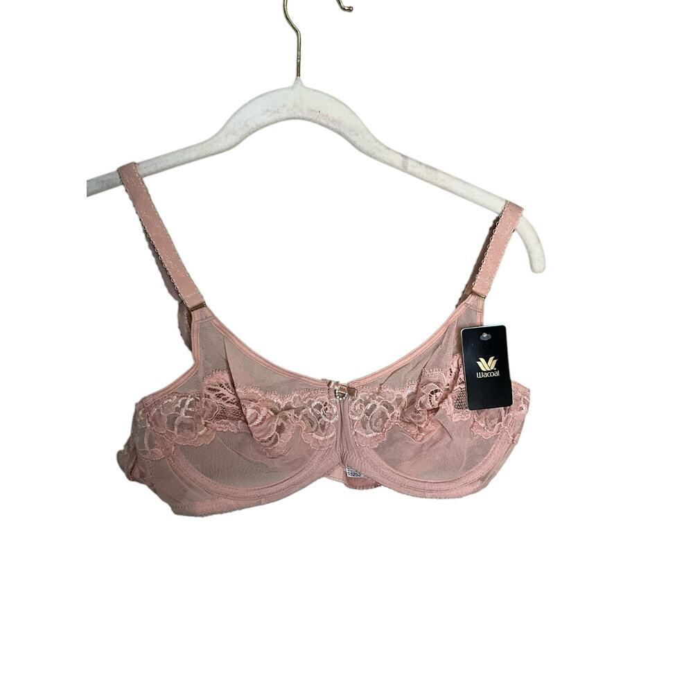 Wacoal Sheer Enough Full Figure Underwire Bra 855253 Beige Womens Sz 36C NEW